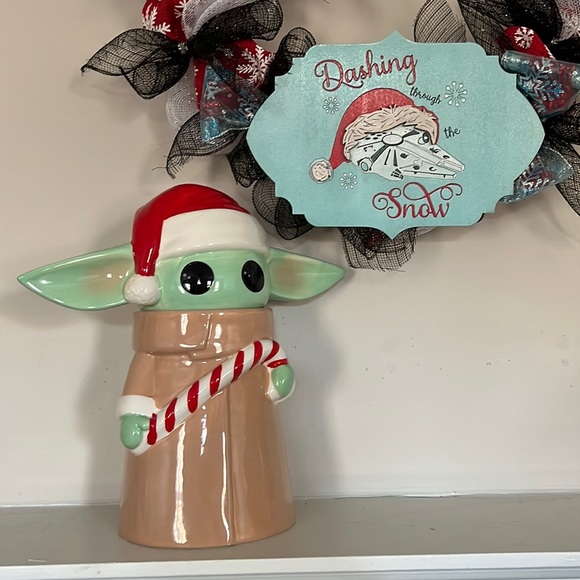 Disney Other - 🔥sale $50🔥 Disney Rae Dunn Baby Yoda Christmas Canister